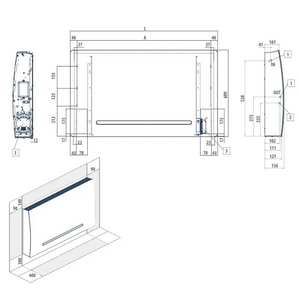 Sistema de Climatización para el Hogar Galletti Art-U 20 RED, Unidad de Ventilador de 1.98 kw - Product Image 3