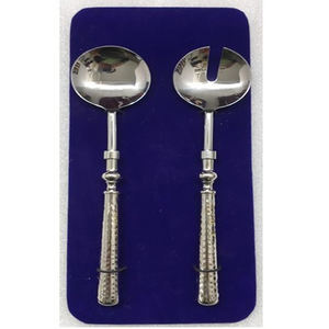 Cubiertos triangulares martillados de acero inoxidable Juego de cubiertos de cinco piezas Fabricación y proveedor de tamaño personalizado por India - Product Image 6