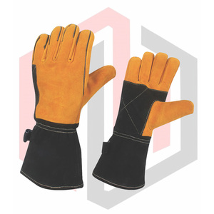 Gants de sécurité complets en cuir de vache, flexibles, respirants, résistants aux déchirures, résistants à l'usure, isolants thermiques, personnalisables pour usage général - Product Image 1