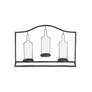 Amazing Light Candelabra With Glass Votive Wedding & Party Lighting Decoration Metal Votive With Glass Jar for Table Top - Product Image 5