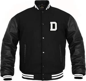 Veste Varsity Cropped de Haute Qualité, Veste Varsity Cropped Surdimensionnée, Matériel Durable, Veste Varsity Cropped - Product Image 1