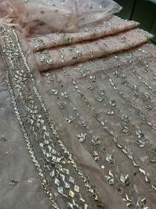 Vestido de Trabajo Gota de Acrílico de Edición Limitada para Mujer, Salwar Kameez Hecho a Mano con Adornos, Corte Regular, para Fiestas, Ropa India y Pakistaní - Product Image 3