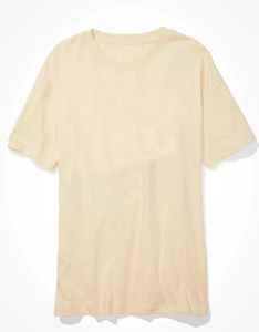 Camiseta de mujer de algodón liso de gran tamaño | textura transpirable suave de color sólido cómoda para uso diario informal - Product Image 2