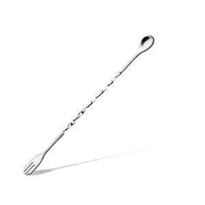 Cuillère à mélanger en acier inoxydable 304 à long manche pour café, thé, glace, cocktail, fabrication directe d'usine Fournisseurs de cuillères à mélanger en métal - Product Image 3