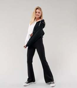 Sweat-shirt à col rond décontracté deux pièces pour femmes tenues de pantalons de survêtement à cordon de serrage survêtements à capuche à manches longues ensembles de survêtement avant - Product Image 3