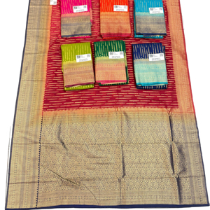 Saree en nylon élégant et confortable avec une finition douce, une élégance sans effort pour les adultes. - Product Image 1