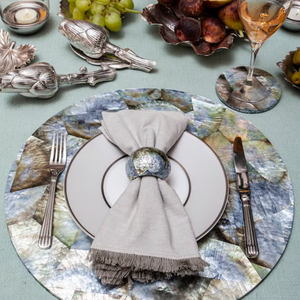 Anneaux de serviette de Noël en nacre de luxe au meilleur prix de gros, accroche-regard pour la décoration de table, fabriqués au Vietnam - Product Image 5