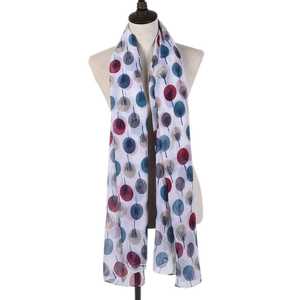 Custom Highest Quality Handcrafted Cotton Rayon Beautiful <b>Floral</b> Printed <b>Scarf</b> Shawl Hijab for Women From India. - Product Image 3