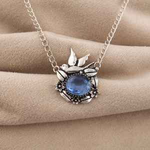 Pendentif en Tanzanite, argent sterling plaqué or 24 carats, fait à la main, certifié IGI, qualité supérieure, bijoux, collier, pierre de naissance de décembre - Product Image 1