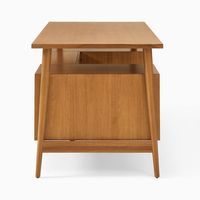 Bureau d'ordinateur en teck avec 7 tiroirs pour salle d'étude et bureau bureau bureau bureau bureau