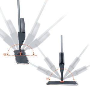 HOLAMOPA Vente en gros de serpillière pulvérisatrice 2 en 1 avec manche en fer, tampons en microfibre, raclette, outil de nettoyage des fenêtres pour la <span class=keywords><strong>maison</strong></span>, le bureau et le commerce - Product Image 6