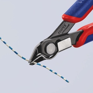 Electronic Side <b>Cutters</b> Super-Knips 125 mm Form 8 Beveled <b>Edge</b> Very Small Burnished-KNIPEX - Product Image 6
