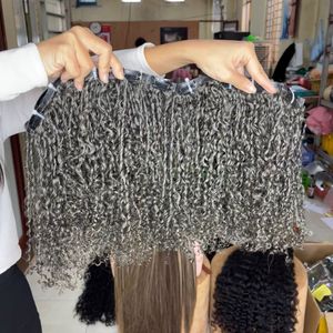 ผมเวียดนามแท้ 100% คุณภาพสูง สีเทา ลอนลึก แบบเป็นมัด - Product Image 4