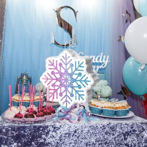 Pinata <span class=keywords><strong>de</strong></span> Noël en forme <span class=keywords><strong>de</strong></span> flocon <span class=keywords><strong>de</strong></span> neige avec les yeux bandés Pinata congelée <span class=keywords><strong>pour</strong></span> <span class=keywords><strong>princesse</strong></span> Fournitures <span class=keywords><strong>de</strong></span> fête d'<span class=keywords><strong>anniversaire</strong></span> Décorations - Product Image 3