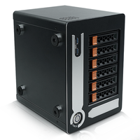 Nas penyimpanan Ssd pribadi 6 Bay Server komputer B365 enam Slot Hard Disk Nas casing penyimpanan Cloud untuk Server Nas