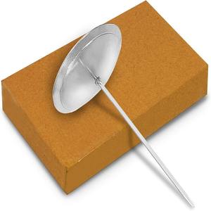 Durable 180mm Long Stainless Steel Straight Rod <b>Desk</b> <b>Accessory</b> <b>for</b> Card & Memo Note Holder - Product Image 3