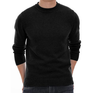 Vente en gros de chandails pour hommes de couleur unie de conception personnalisée à vendre 2025 Nouvel arrivage Pull respirant Chandails pour hommes - Product Image 1