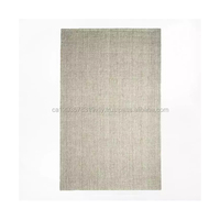 Tapis indien Dhurrie artisanal en jute de haute qualité, tissage plat abstrait, naturel, antimicrobien, lavable, à poils moyens, pour la maison