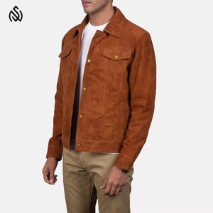 Veste en jean pour hommes, couleur unie, matériau de haute qualité, tenue décontractée, boutonnée, conception disponible en gros, veste d'hiver - Product Image 6