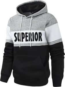 Sweat-shirts d'hiver pour hommes avec logo personnalisé, en tissu polaire, avec poche - Fournisseur ODM - Product Image 3