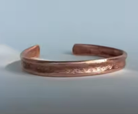 Bracelet magnétique en cuivre pur poli fait main pour femmes et hommes, 6 aimants puissants, design religieux traditionnel, mariage
