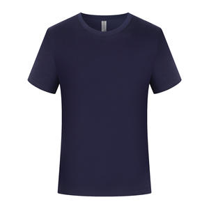 T-shirt à col rond Fabricant de t-shirt en coton uni T-shirt pour hommes en coton coupe ajustée T-shirt sérigraphié personnalisé pour hommes - Product Image 1