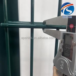 Chất lượng cao Hàn đôi thanh Mat hàng rào thiết kế mới đôi dây hàng rào ngang đôi dây 868 hàng rào với dải riêng tư để bán - Product Image 5