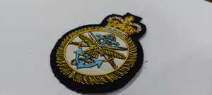 Insignes Wok sur mesure de qualité supérieure patchs d'emblèmes britanniques brodés à la main avec tissu en fil métallique et strass pour la décoration - Product Image 5