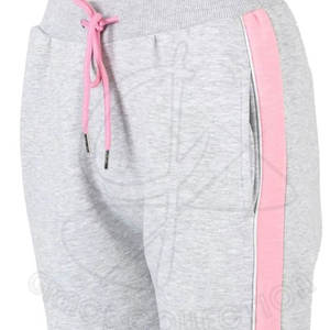 ชุดออกกำลังกายสองชิ้นสำหรับผู้หญิง ผ้าฝ้าย/โพลีเอสเตอร์ เป็นมิตรกับสิ่งแวดล้อม ลายเรียบ ทรงเข้ารูป สามารถปรับแต่งแบรนด์ของคุณเองได้ - Product Image 6