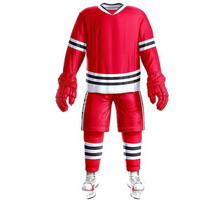 Nuevo Estilo de Uniformes de Hockey sobre Hielo Transpirables de Secado Rápido, Spandex/Poliéster, Color Personalizado y Ropa de Equipo con Logotipo Personalizado - Product Image 6