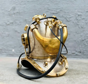 Casque de plongée sous-marine antique de qualité supérieure, fait main, article de haute qualité - Product Image 2