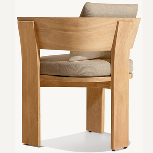 Chaise individuelle en vente chaude, fabriquée en teck écologique, équipée d'un mousse souple et durable pour une utilisation en extérieur - Product Image 3