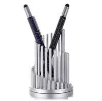 Porte-stylos en métal, organiseur de bureau, support à stylos pour la maison et le bureau, forme ronde, couleur personnalisable, décoration de table