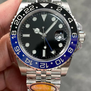 Reloj de buceo automático de acero inoxidable de alta calidad para hombre con esfera negra, movimiento mecánico resistente al agua - Product Image 1