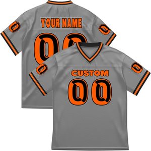 OEM High School American Football Sportswear Jersey Quick Dry Breathable Polyester <b>Mesh</b> <b>Short</b> Sleeve with Sublimation Print Logo - Product Image 1