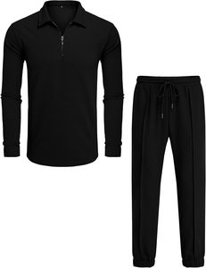 Conjunto de chándal para hombre con Sudadera con capucha y pantalones, ropa de gimnasio personalizada para entrenamiento físico, ropa deportiva cálida para actividades al aire libre en invierno - Product Image 4