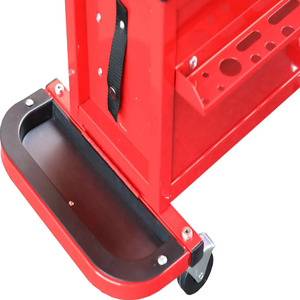 OEM <b>Portable</b> Tool Chest <b>Stool</b> 3 Drawers with Wheels, Tool Tray & 360° Swivel Casters Garage Workshop Storage Seat GAPGAR024 - Product Image 4