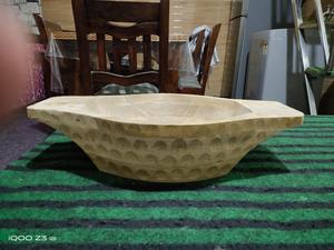 ชามไม้สแน็คทำด้วยมือทำด้วยมือพร้อมค้อนแกะสลักผิวเรียบสำหรับงานปาร์ตี้และโก้เก๋ที่มีเสน่ห์ - Product Image 4