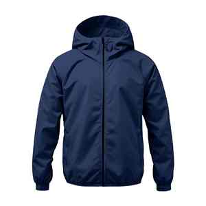 Chaqueta Cortavientos Impermeable con Capucha para Hombre, Ligera, Plegable, con Cierre Completo, para Escalada al Aire Libre - Product Image 1