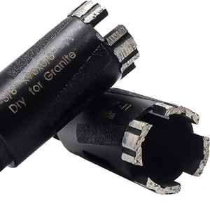 Broca <span class=keywords><strong>de</strong></span> diamante seca JOWIN Vacuum <span class=keywords><strong>de</strong></span> 13/8 pulgadas (35 mm) con segmentos turbo soldados con láser y tiras <span class=keywords><strong>de</strong></span> protección laterales para granito, cuarzo y oro. - Product Image 1