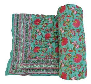 ORGANIC MULMUL COTTON QUILT 100% Pure Made Organic Cotton Quilt Made in India Product Soft and Comfortable. - Product Image 1