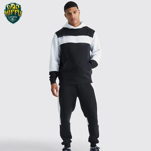 Chándal de Invierno para Hombre de Primera Calidad, 100% Algodón, Transpirable, con Capucha, Diseño Sólido, para Gimnasio, Correr, Ropa Casual - Product Image 1