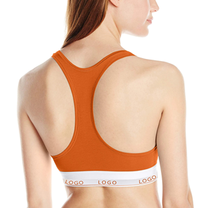 Custom Logo Women Sports Bra <b>Triangle</b> Cup Breathable Solid Underwire Convertible Straps Spandex/Nylon Yoga Gym Fitness Bra - Product Image 6
