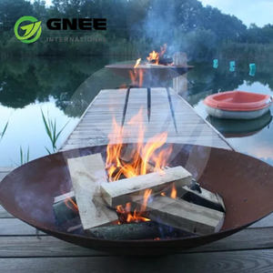 New Design <b>Round</b> <b>Fire</b> <b>Pit</b> Corten <b>Fire</b> Bowl Diameter 600mm Wood Burning Brazier - Product Image 3