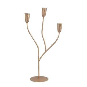 Ensemble de 3 bougeoirs en métal noir ondulé, style industriel moderne, support de pilier pour centre de table et décoration festive, bougeoir - Product Image 5
