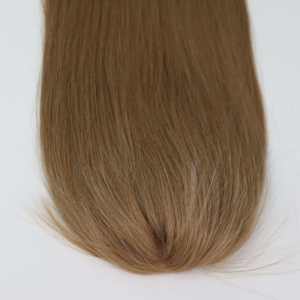 Venta caliente base de seda de alta calidad y Topper de pelo mono tupé extensiones de cabello humano belleza al por mayor - Product Image 6