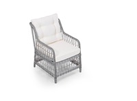 Ensemble de table et chaises de jardin en rotin de qualité supérieure, structure en aluminium moderne, 7 pièces, fabriqué en Turquie