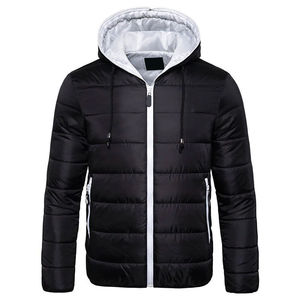 Blouson d'aviateur d'hiver pour hommes à logo personnalisé OEM Veste en duvet respirante et résistante à l'eau vestes pour hommes - Product Image 3