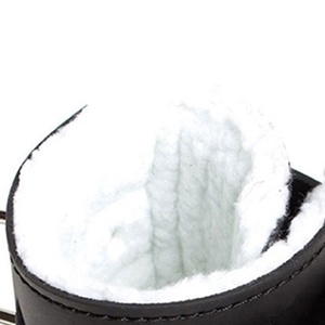 ขอแนะนำสายรัดข้อเท้าสำหรับยิมสีดำเบาะหนังอุปกรณ์ออกกำลังกายยิมฟิตเนสใหม่สายรัดข้อเท้าหนัง - Product Image 6