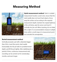Capteur de sol sans fil RS485 Modbus 8-en-1 pour la température, l'humidité, le pH, la conductivité EC, les nutriments NPK et la salinité pour testeur agricole